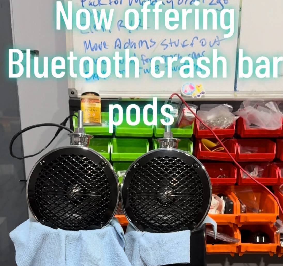 Bluetooth crash bar pods
