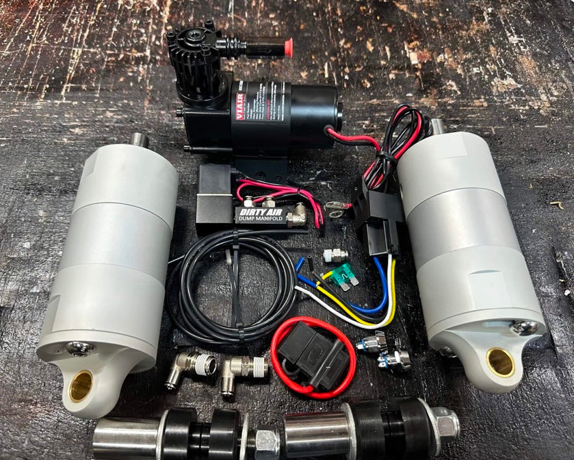 (Pipe scraper)Viair rear softail air ride suspension