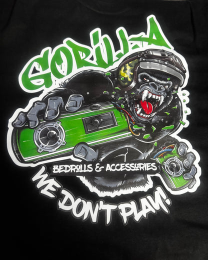 Gorilla bedrolls t shirts