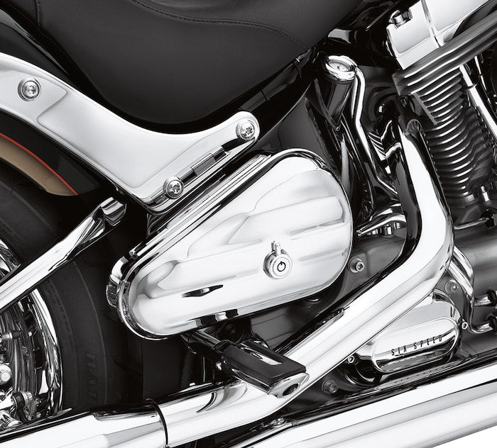 ハーレーツールボックス Softtail/Deluxe chrome Toolbox Kit – Gorilla Bedrolls & Accessories