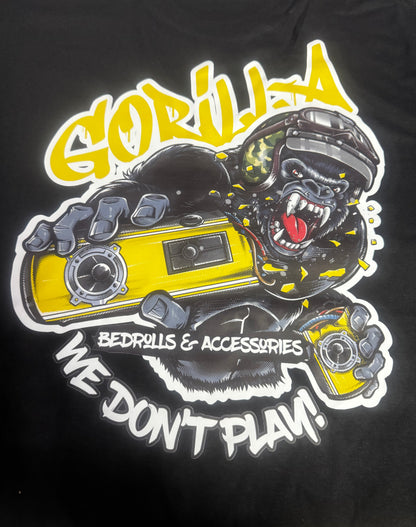 Gorilla bedrolls t shirts